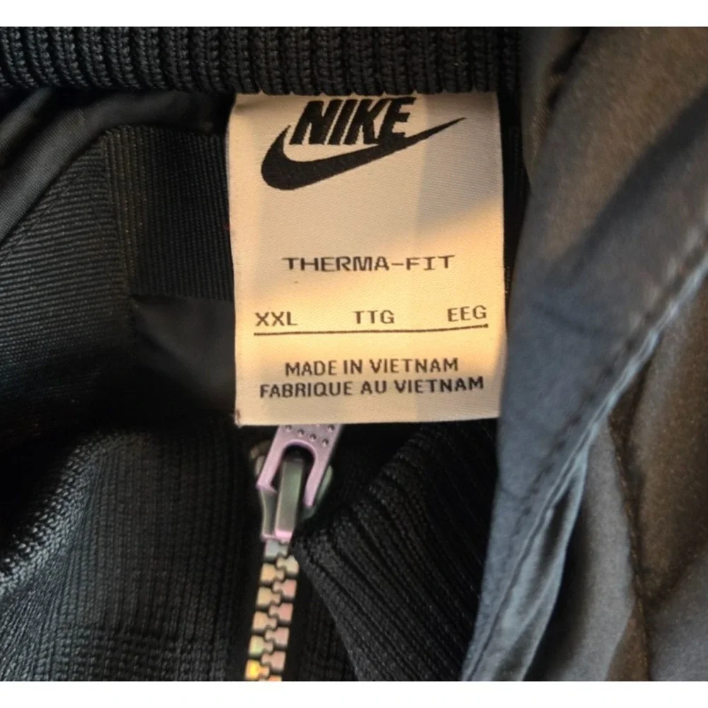 Nike Icon Clash Jacket Womens 2XL Black Therma-FIT‎ DD4642-010 Big Swoosh Zip